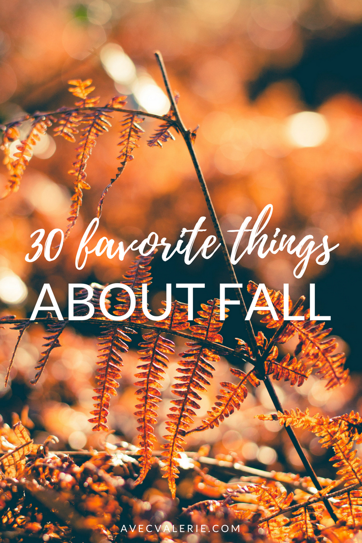 30 Favorite Things About Fall